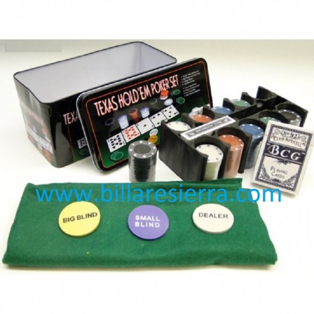 Maletín Poker Aluminio 500 pcs.