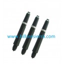 Cañas PVC negro (3 unidades)