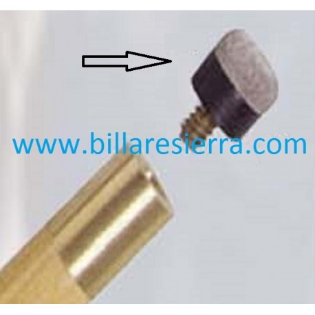 Suela taco rosca metálica 11-12mm