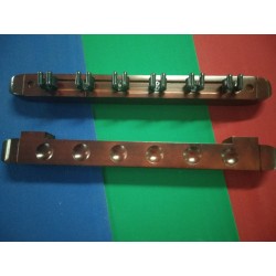 Porte-queue en bois mural en 2 parties - 6 queues