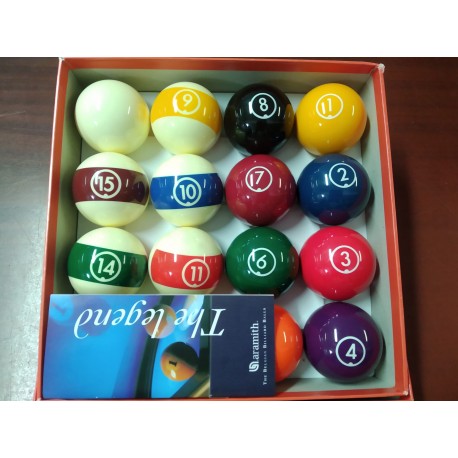 copy of American Billiard Pool Set balls (Green Box)