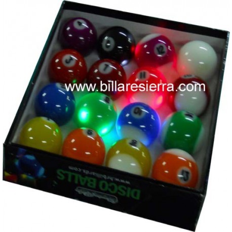 Juego bolas Pool Luces
