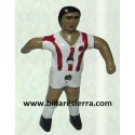 Muñeco Futbolin Sierra Pintado Rojo y Blanco