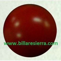 Bola futb. plastimarmol roja 34mm, 36gr