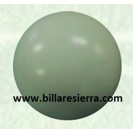 Bola futb. alta dureza blanca 34mm, 36gr