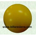 Bola futb. alta dureza amarilla 34mm, 36gr