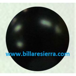 Bola futb. alta dureza negra 34mm, 36gr