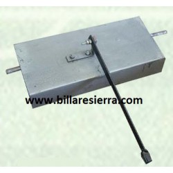 Trampilla metálica futb. empujón