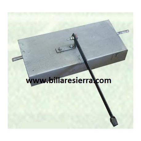 Trampilla metálica futb. empujón