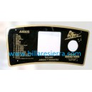 Plástico serigrafía teclado diana SIerra I