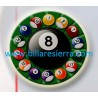 Bola pool 57mm numerada (ud)