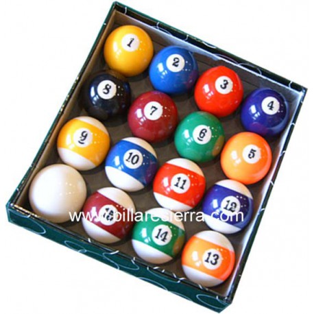 Juego bolas pool 57/57 C. Verde