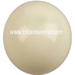 Bola pool blanca magnética 57mm logo