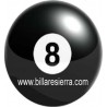 Bola Pool nº 8 negra 57mm