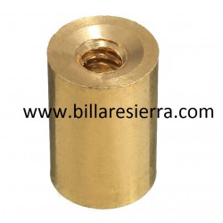 Virola metálica rosca metálica