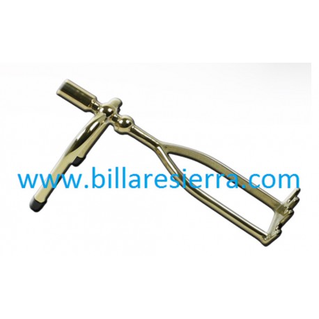 Rastrillo alto y largo metálico