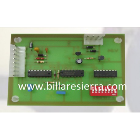 Placa elect. billar futbolin montadas