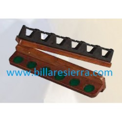 Taquera goma-madera 2P/tacos