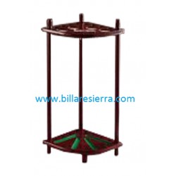 Taquera madera pie esquinera 8 tacos