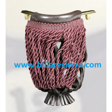 Tronera red de cuero 6 unidades