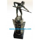 Trofeo billar figura 20 cm