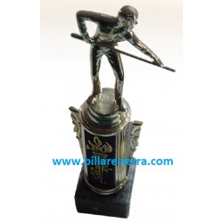 Trofeo billar figura 20 cm