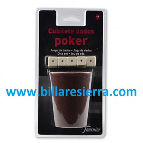 Cubilete y Dados Poker