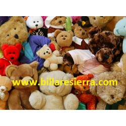 Carga de peluches varios (100 uds)