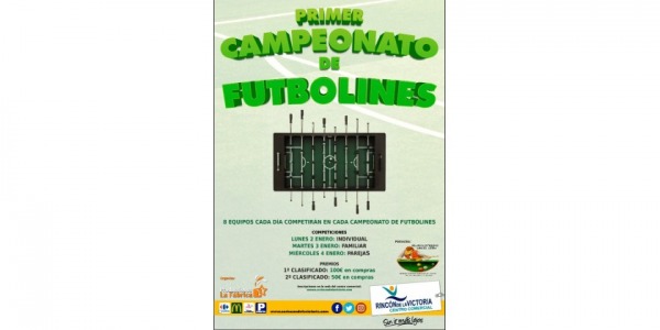 I CAMPEONATO DE FUTBOLINES del Centro Comercial Rincon de la Victoria